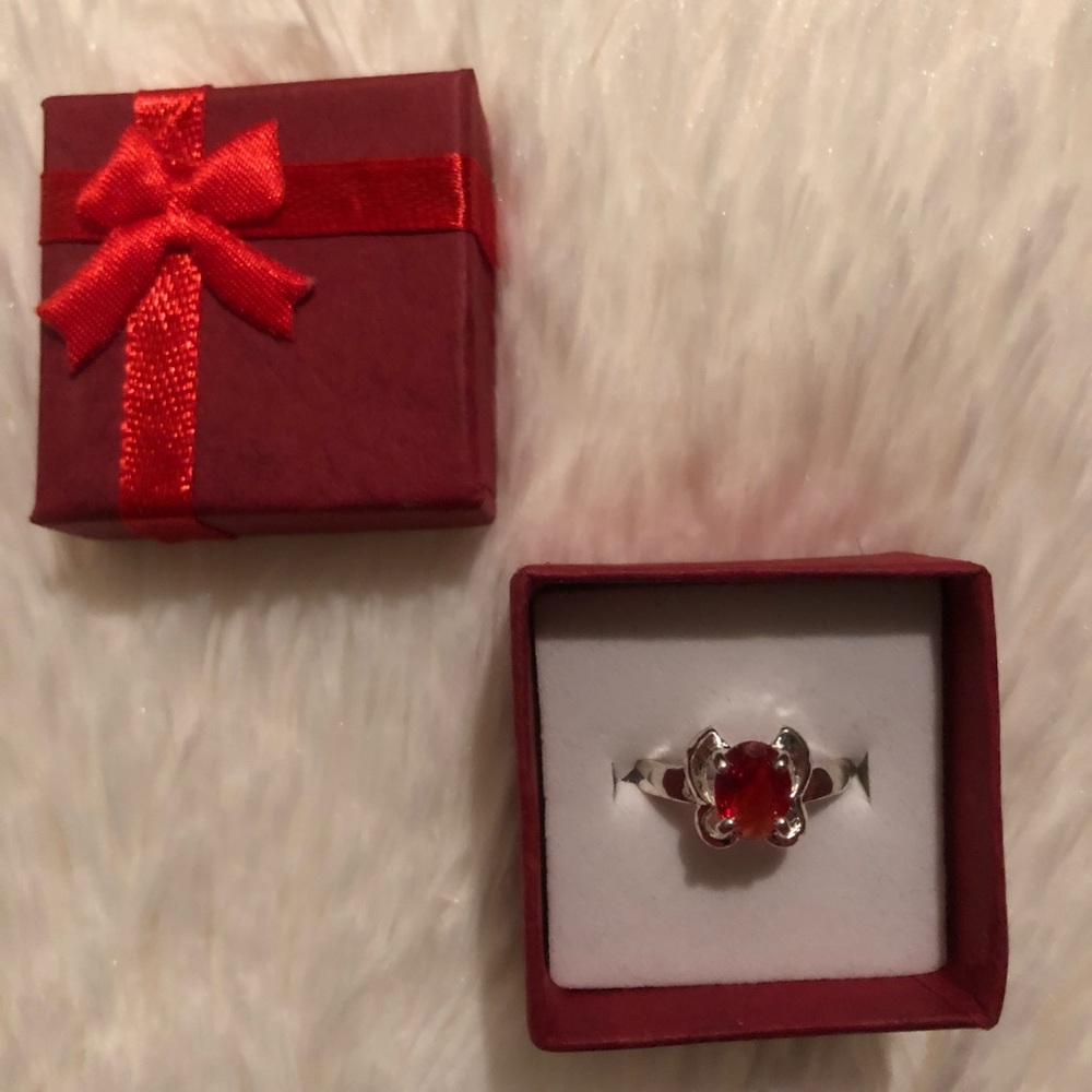 Plated sterling silver ring 💍